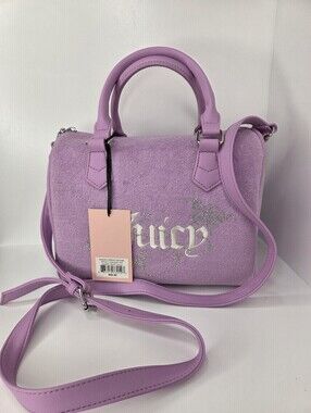 💜▪️Juicy Couture▪️Wingin It Speedy Violet Tulle - Purple  Satchel
